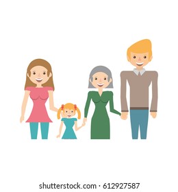 portrait people family happiness