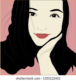 Portrait a person