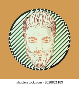 retrato de una persona con una máscara