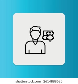 Portrait of a psychologist with an emoji icon, representing professional mental health support.