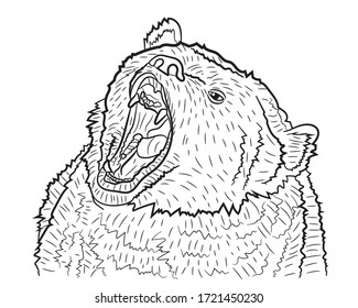 Bear Roar Stock Vectors, Images & Vector Art | Shutterstock