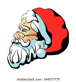 Portrait of Santa Claus