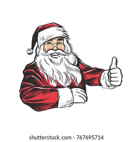 Portrait of Santa Claus