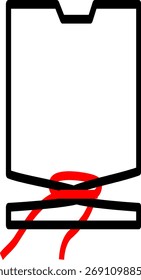 Hochformat Bildschirm Rahmen mockup schwarzen Rahmen