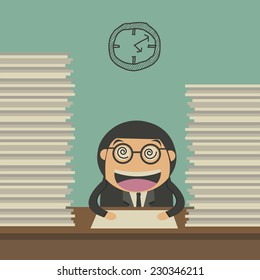 Portrait of an smiling Businessman at the office