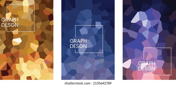 Portrait style mosaic effect. Abstract background for poster, banner, backdrop. EPS 10.