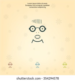 Portrait of surprised or amazed man