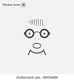 Portrait of surprised or amazed man