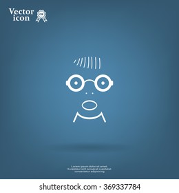 Portrait of surprised or amazed man