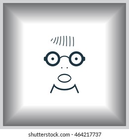 Portrait of surprised or amazed man