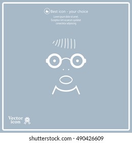 Portrait of surprised or amazed man