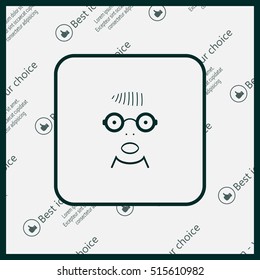 Portrait of surprised or amazed man
