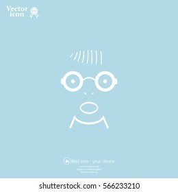 Portrait of surprised or amazed man