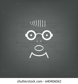 Portrait of surprised or amazed man