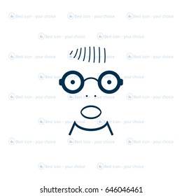 Portrait of surprised or amazed man
