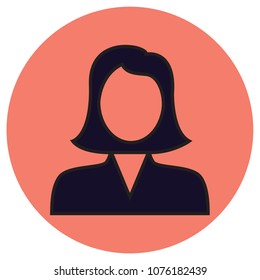 portrait vector icon