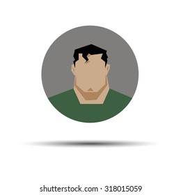 portrait vector male face man head people illustration person silhouette hair fashion