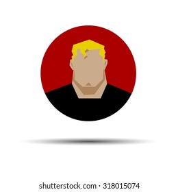 portrait vector male face man head people illustration person silhouette hair fashion