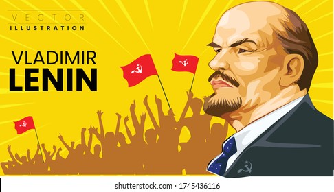 Portrait of Vladimir Lenin  no reference images used 