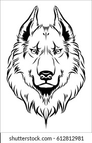 Portrait of a wolf