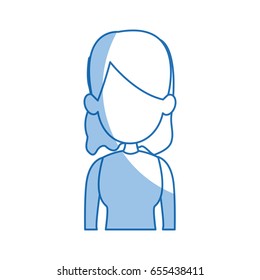 portrait woman avatar casual faceless image