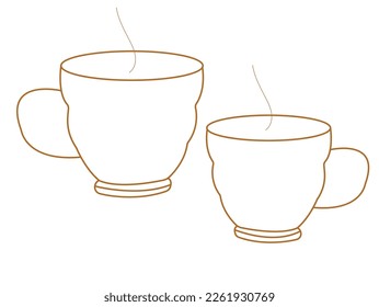 Portrait of woman drinking from teacup all Supplier grants that there will be no longer living and no estate exists model release issues .