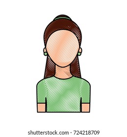 portrait woman female faceless lifestyle