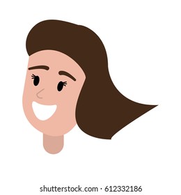 portrait woman happy image