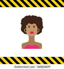 Portrait of young African American  woman 