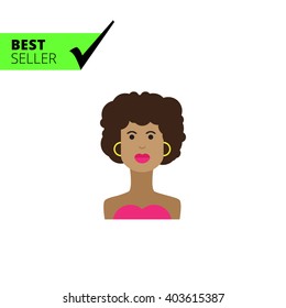 Portrait of young African American  woman 