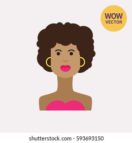 Portrait of young African American  woman 