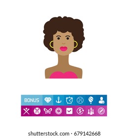 Portrait of young African American  woman 
