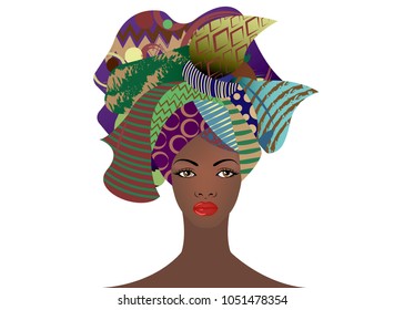 Collection Profile Sweet Lady On Head Stock Vector (royalty Free 