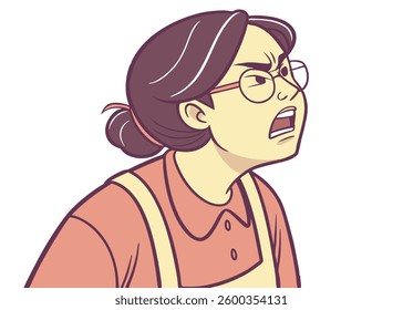 Portrait of young Asian woman isolated by blue background feeling frustrated with helpless face expression.