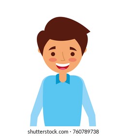 portrait young man character smiling person