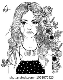 15,707 Coloring book teens Images, Stock Photos & Vectors | Shutterstock