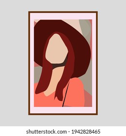  portraits of women of different gender and age. Diversity. Vector flat illustration. Avatar for a social network. Vector flat illustration