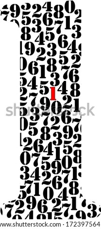 Similar – Image, Stock Photo lettuce numbers Joy Happy