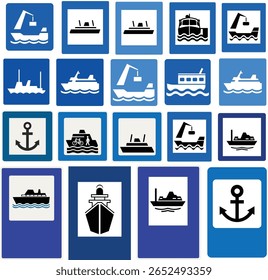 Ports and Harbours Warning Road Signs