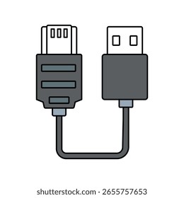 Icono de puertos con fondo blanco Vector Ilustración de stock