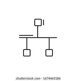 Ports, networking icon. Simple line, outline vector elements of storage and cloud icons for ui and ux, website or mobile application