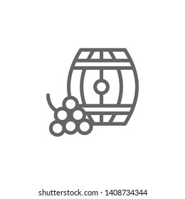 Portugal, barrel icon. Element of Portugal icon. Thin line icon for website design and development, app development. Premium icon