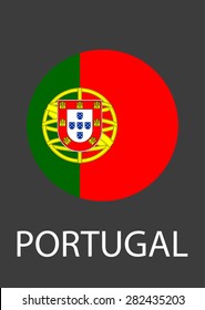 Drapeau Portugal Rond Images Stock Photos Vectors Shutterstock