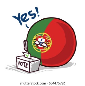 portugal country ball voting yes