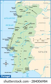 Portugal Country Map