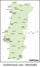 Portugal Country Map