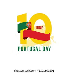 Portugal Day Vector Template Design Illustration