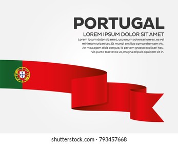 Portugal flag background