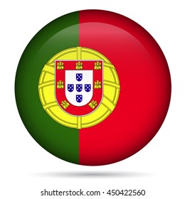 Portugal flag badge .vector eps 10