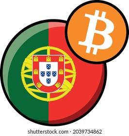 portugal flag bitcoin, legalized bitcoin, cryptocurrency